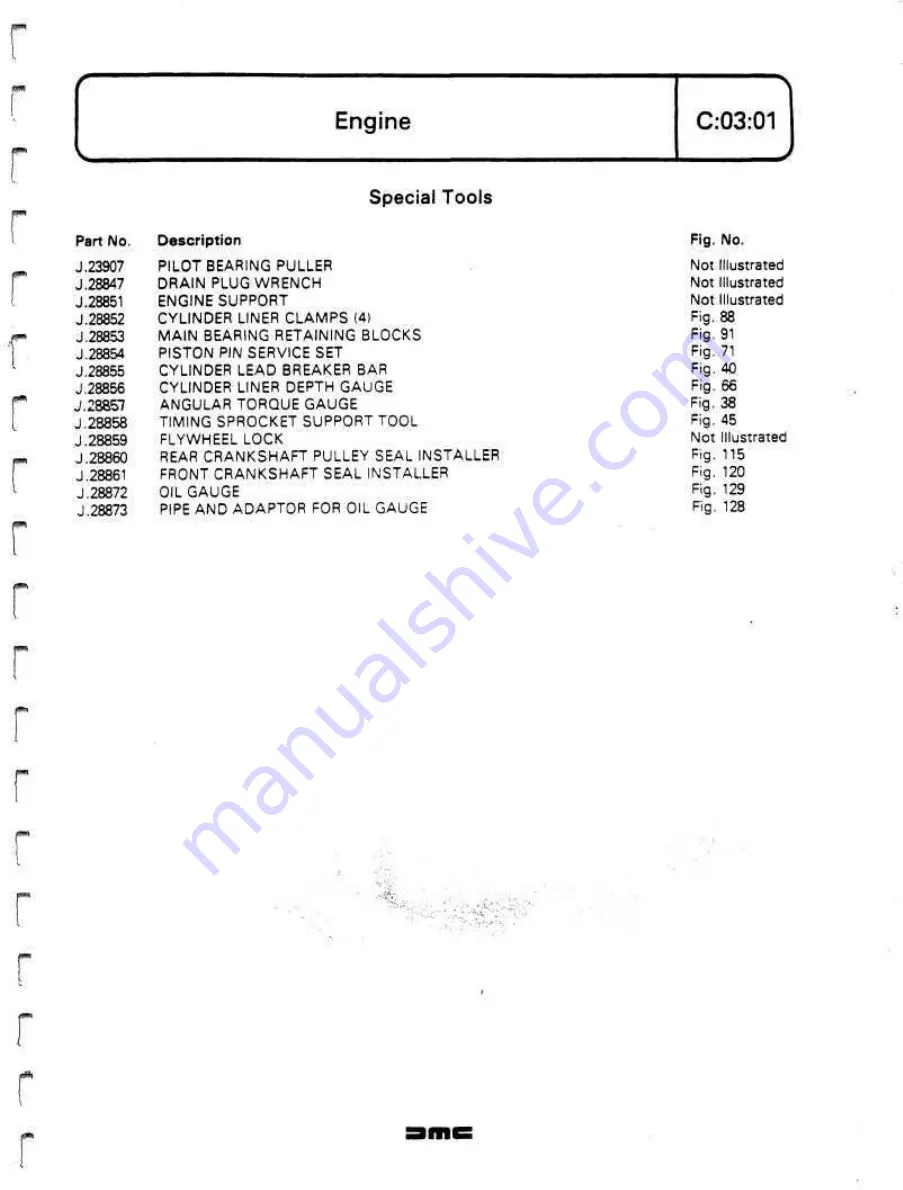 Delorean DMC Workshop Manual Download Page 40