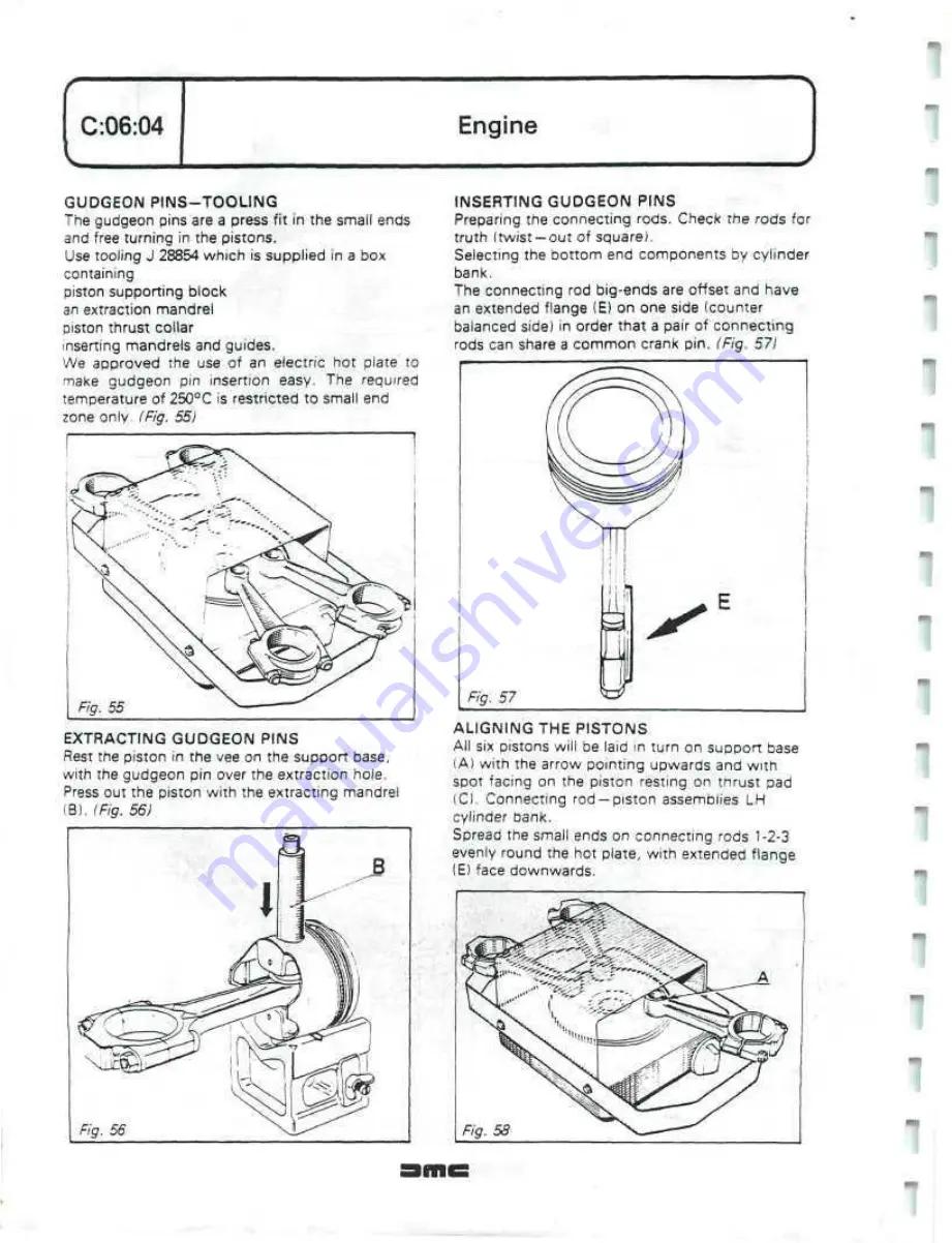 Delorean DMC Workshop Manual Download Page 58