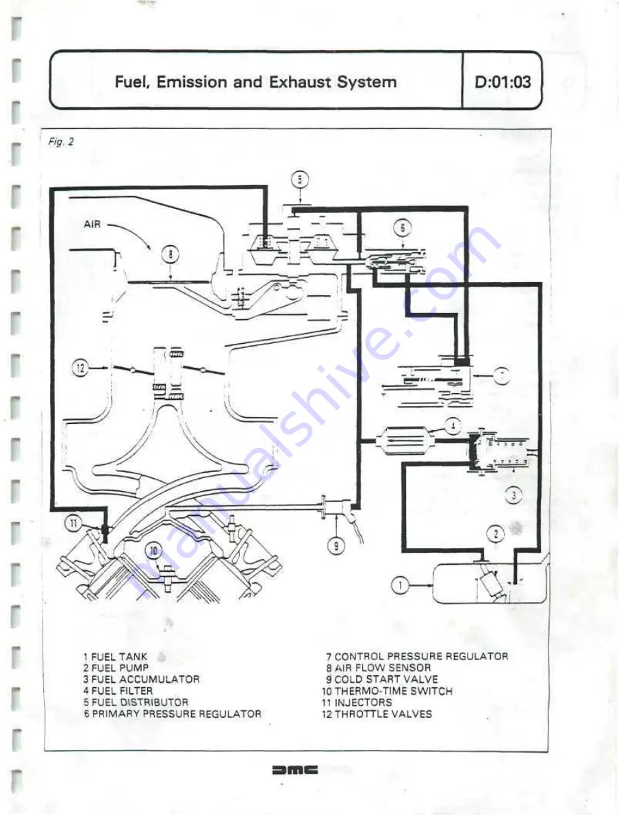 Delorean DMC Workshop Manual Download Page 90