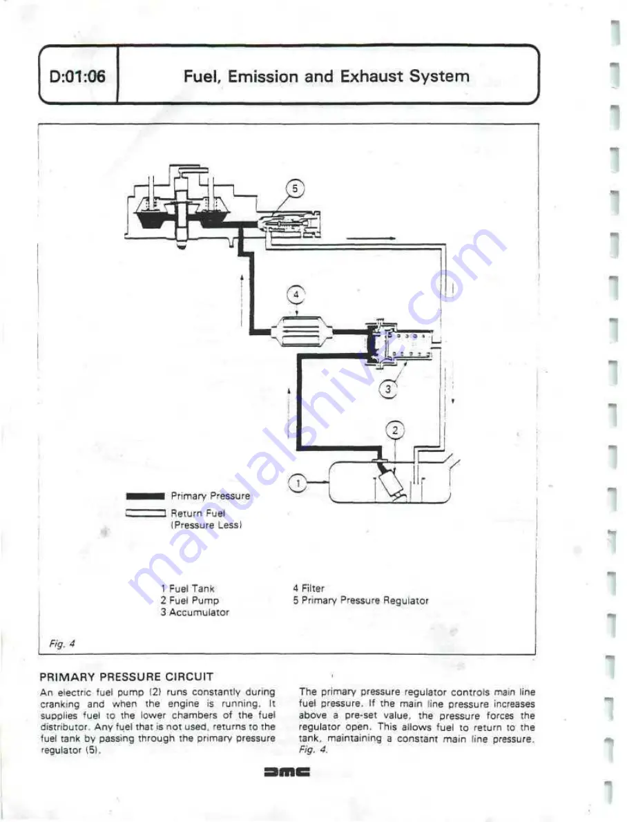 Delorean DMC Workshop Manual Download Page 93