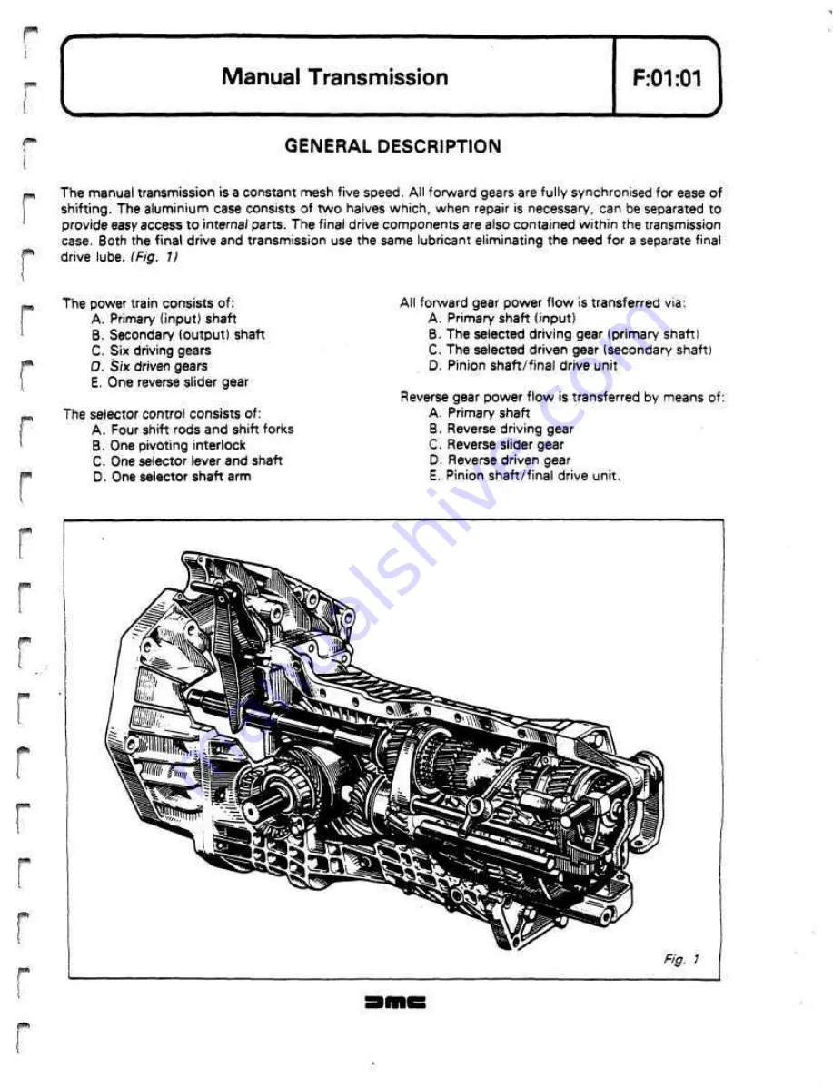 Delorean DMC Скачать руководство пользователя страница 149