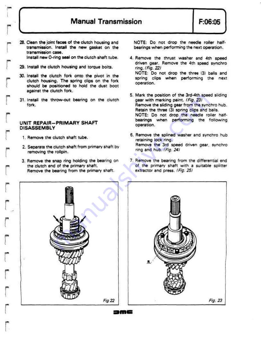 Delorean DMC Workshop Manual Download Page 161