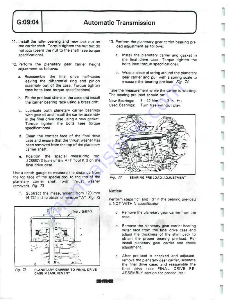 Delorean DMC Workshop Manual Download Page 210