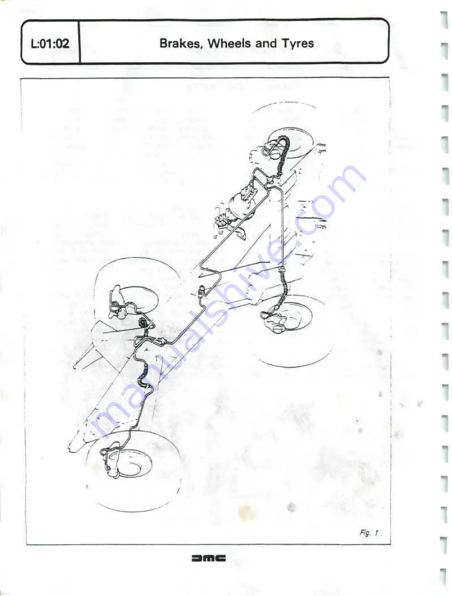 Delorean DMC Workshop Manual Download Page 256