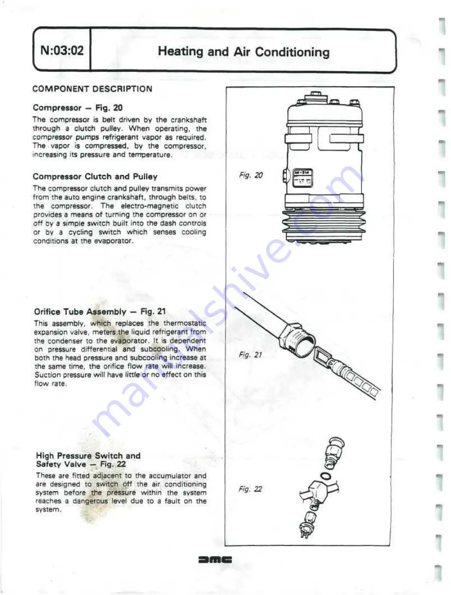 Delorean DMC Workshop Manual Download Page 363