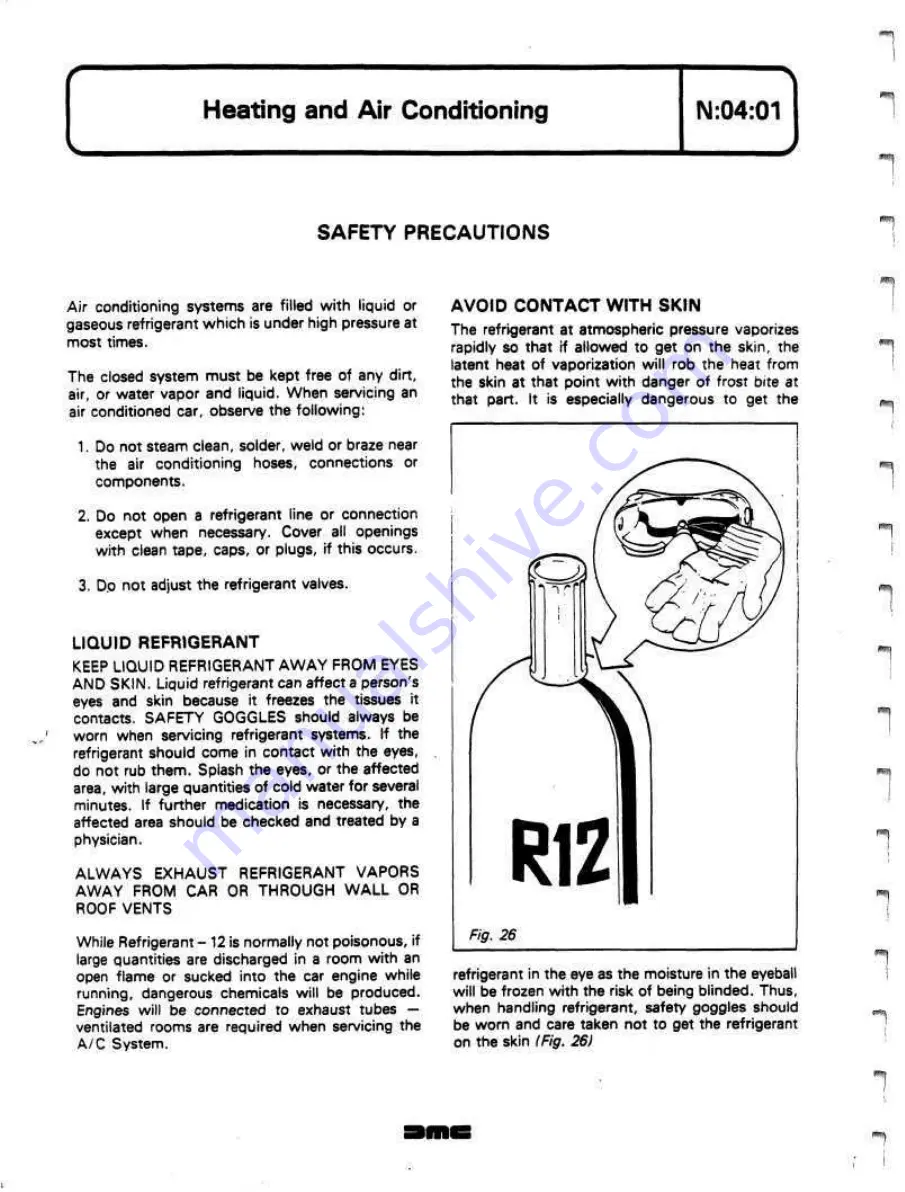 Delorean DMC Workshop Manual Download Page 365