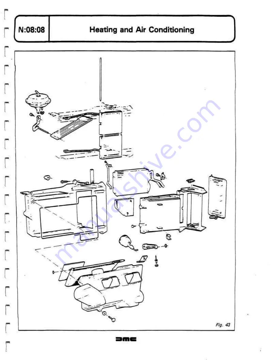 Delorean DMC Workshop Manual Download Page 378