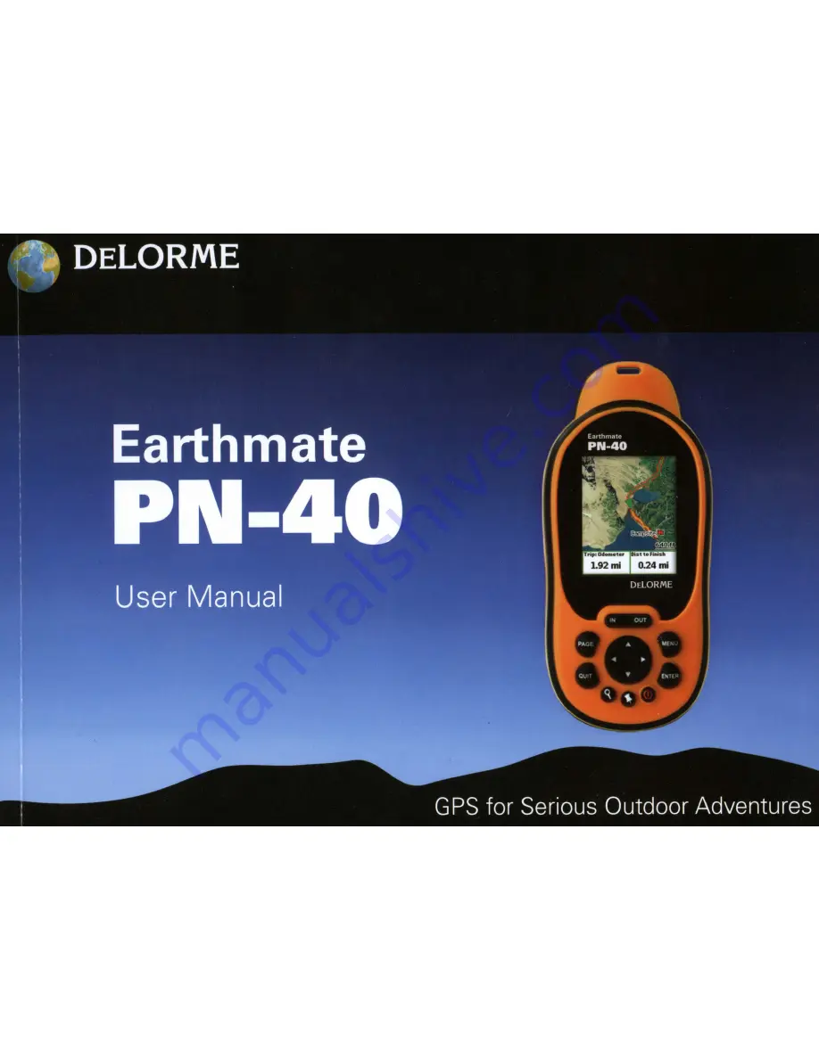 DeLorme Earthmate PN-40 User Manual Download Page 1