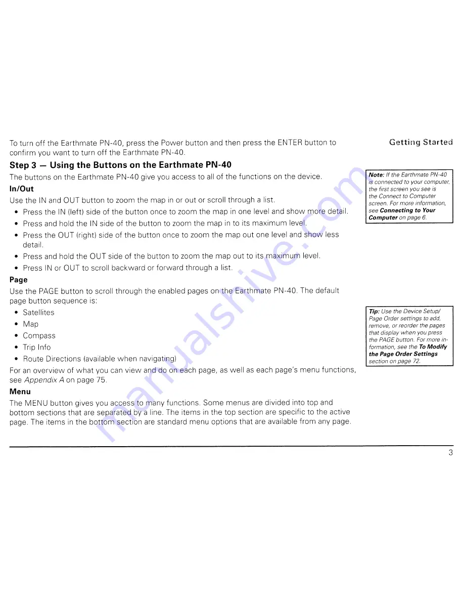 DeLorme Earthmate PN-40 User Manual Download Page 5