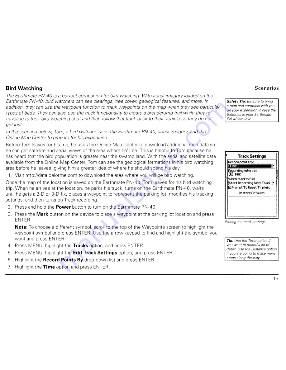 DeLorme Earthmate PN-40 User Manual Download Page 17