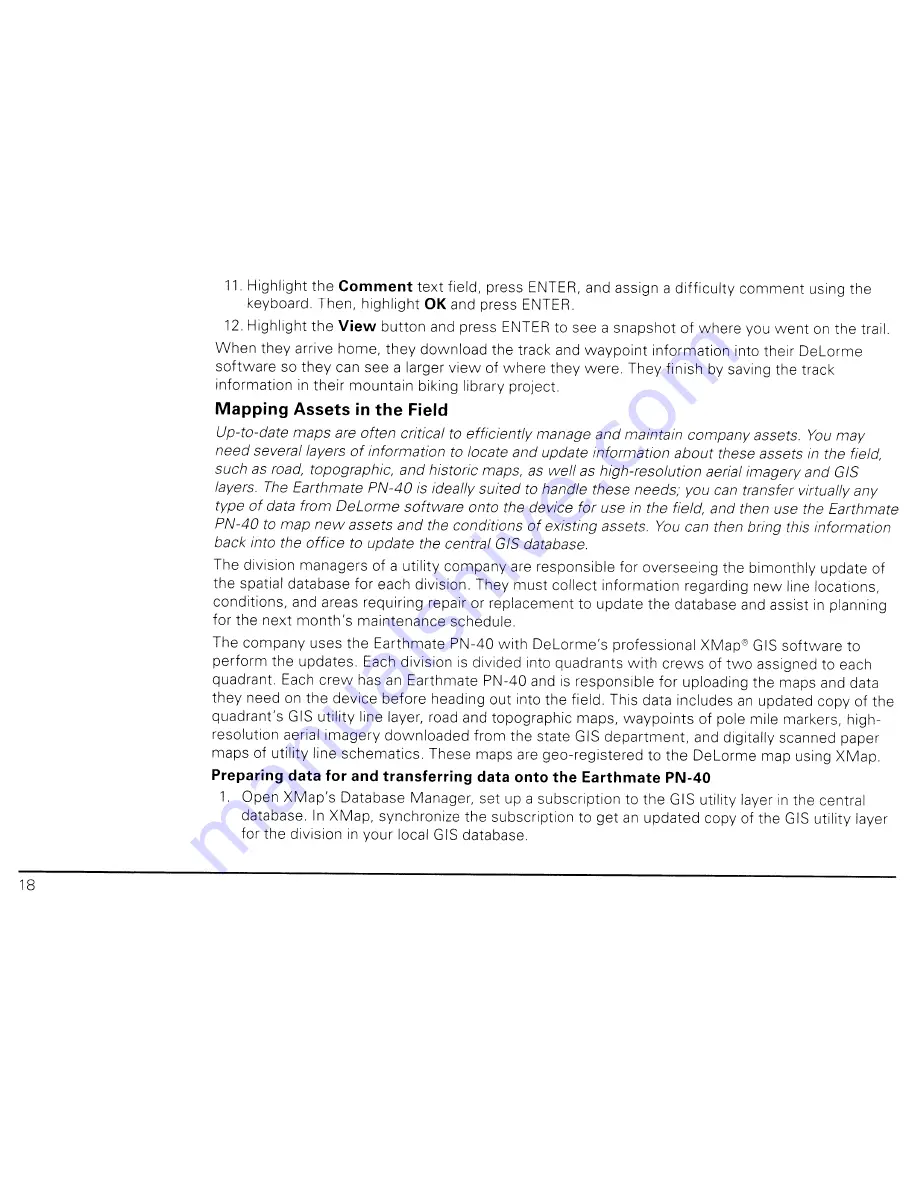 DeLorme Earthmate PN-40 User Manual Download Page 20