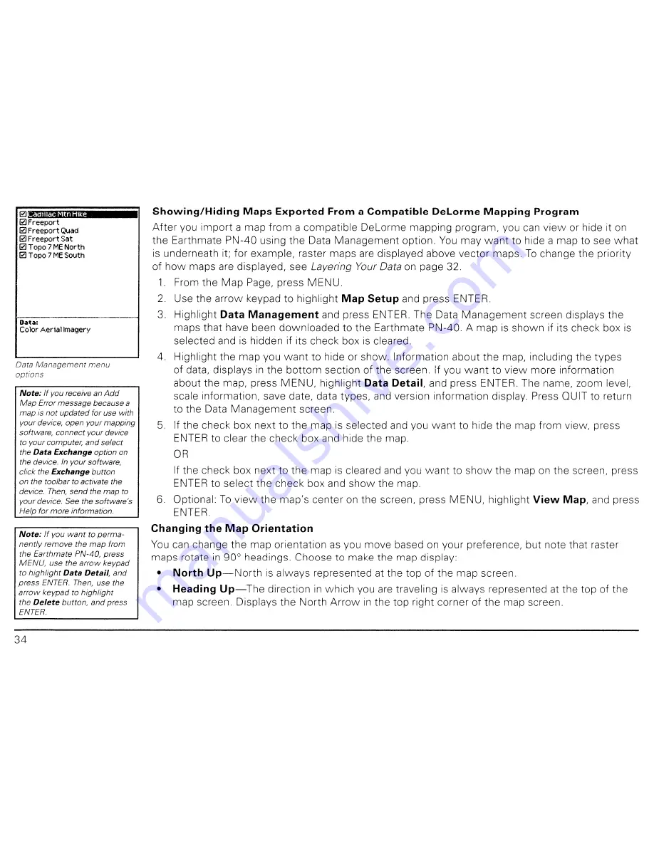 DeLorme Earthmate PN-40 User Manual Download Page 36