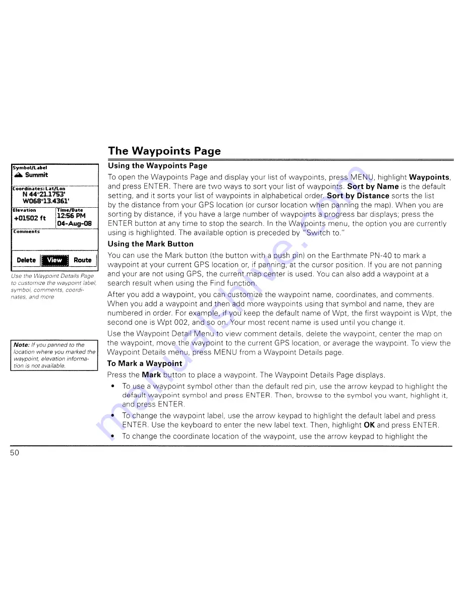 DeLorme Earthmate PN-40 User Manual Download Page 52