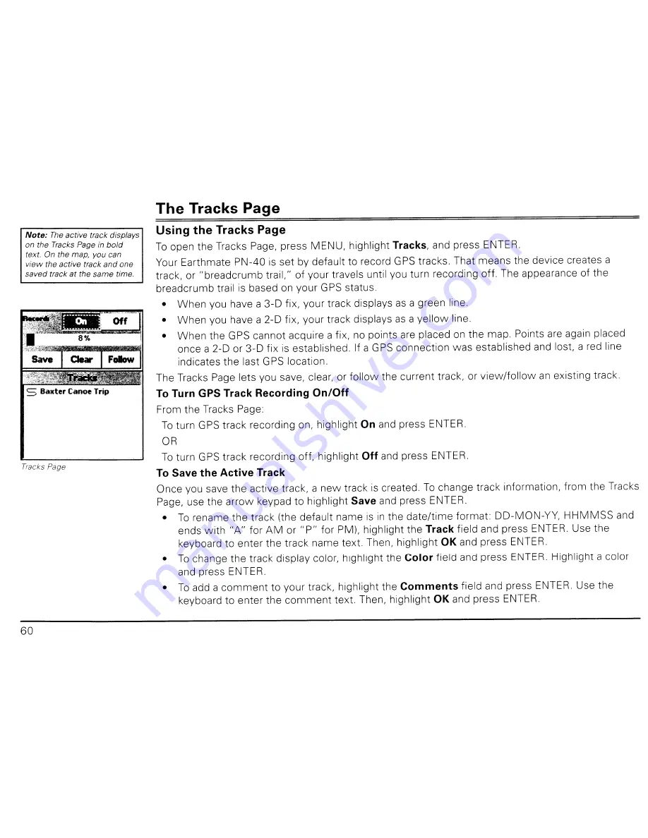 DeLorme Earthmate PN-40 User Manual Download Page 62