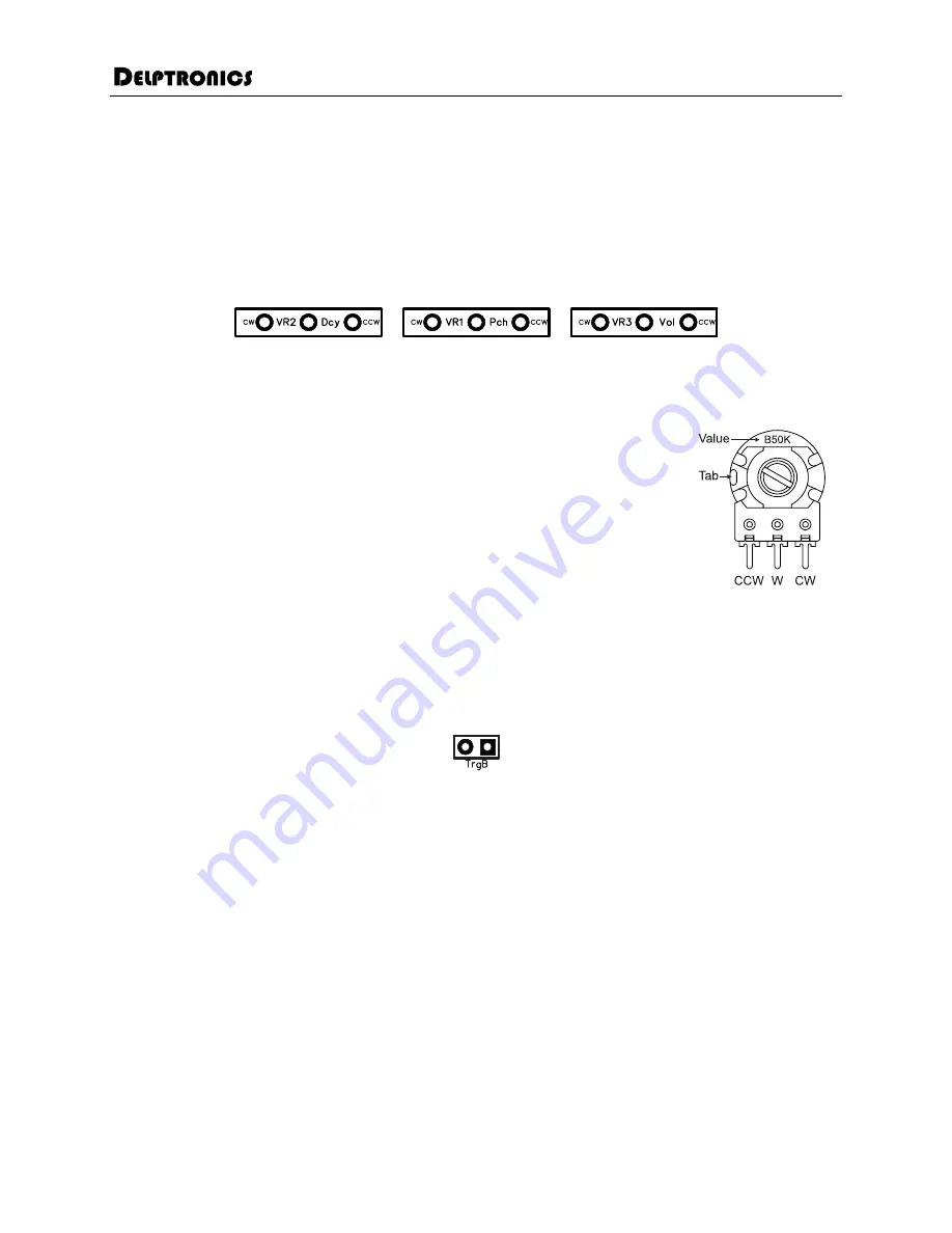 Delptronics ThunderBell Instructions Manual Download Page 6