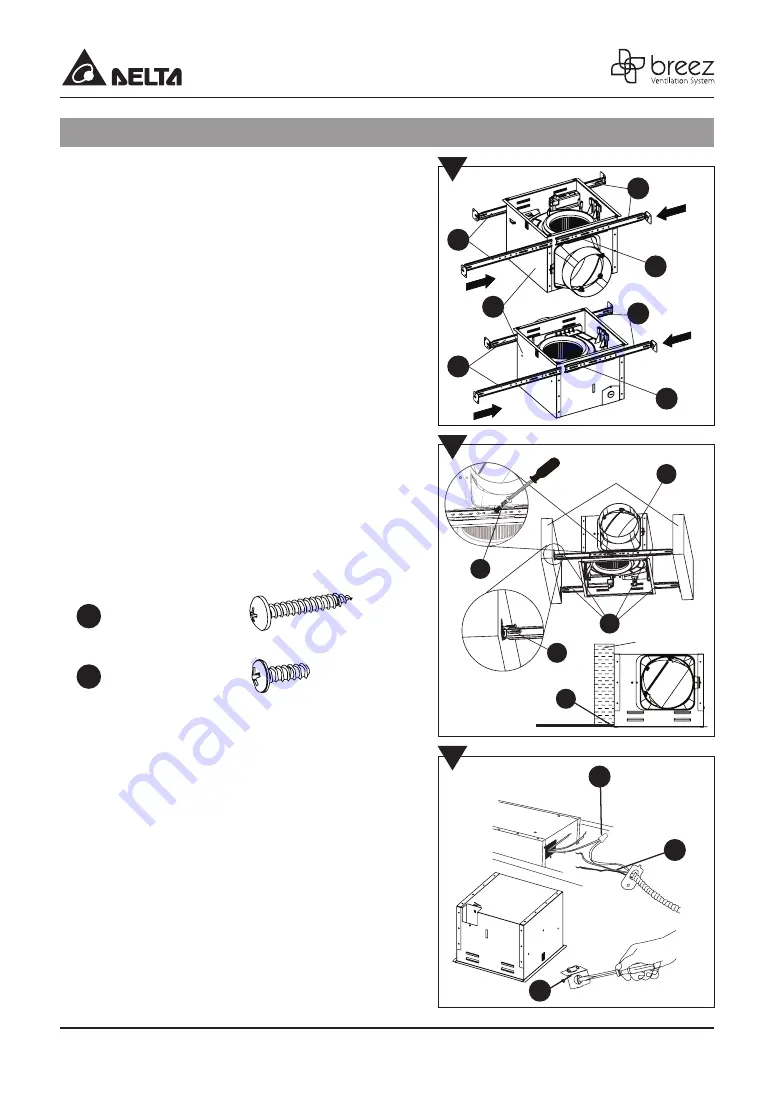 DELTA BREEZ SIG80-110ELED Package Contents Manual Download Page 5