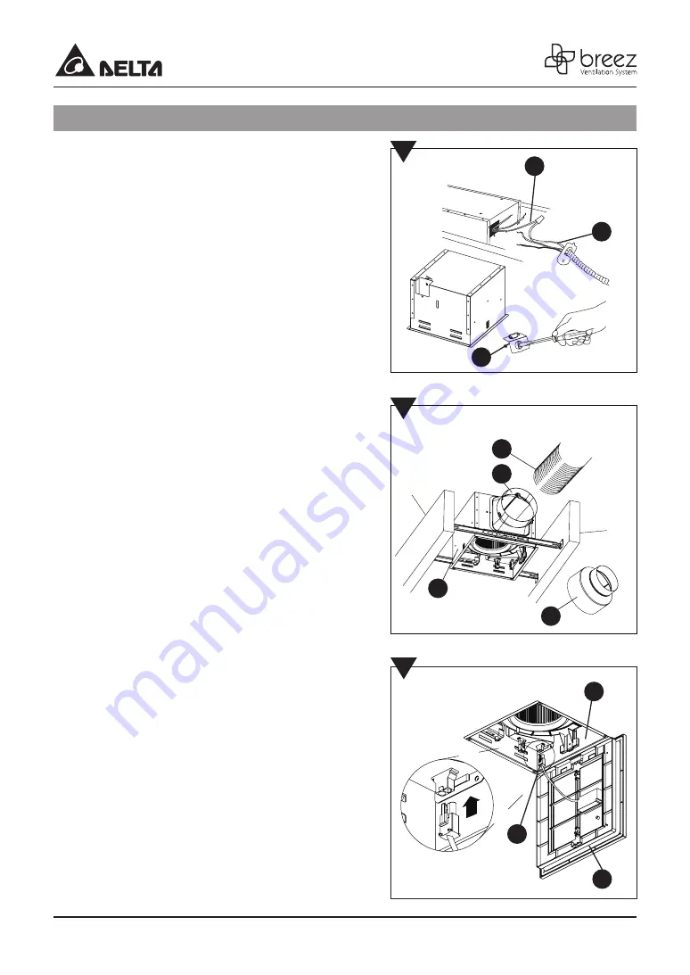 DELTA BREEZ SIG80-110ELED Package Contents Manual Download Page 11