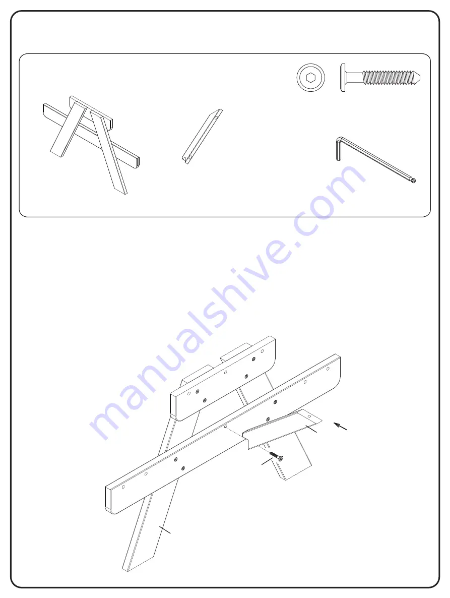 Delta Children Child's Picnic Table Manual Download Page 5