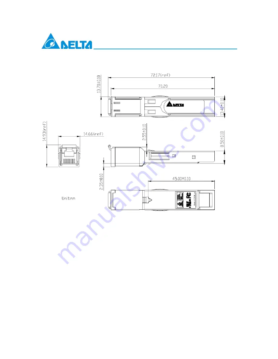 Delta Electronics LCP-1250RJ3SR-S Specification Sheet Download Page 7