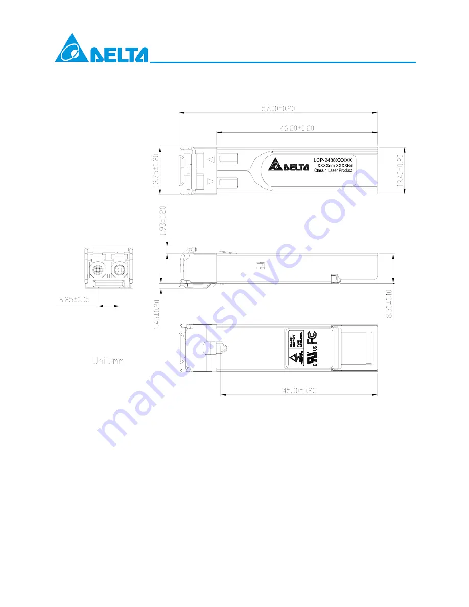 Delta Electronics LCP-2488B4HDR Specification Download Page 8