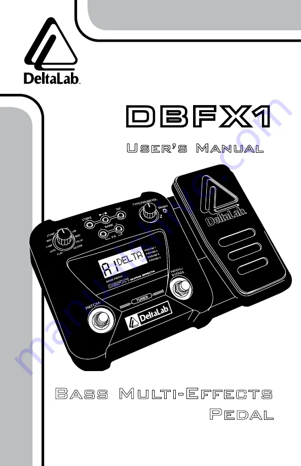 DeltaLab DBFX1 User Manual Download Page 1