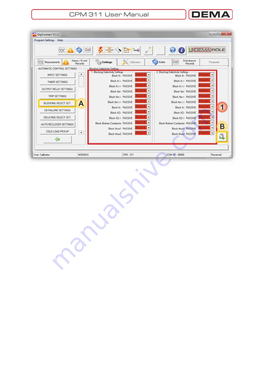 DEMA CPM 311 User Manual Download Page 159