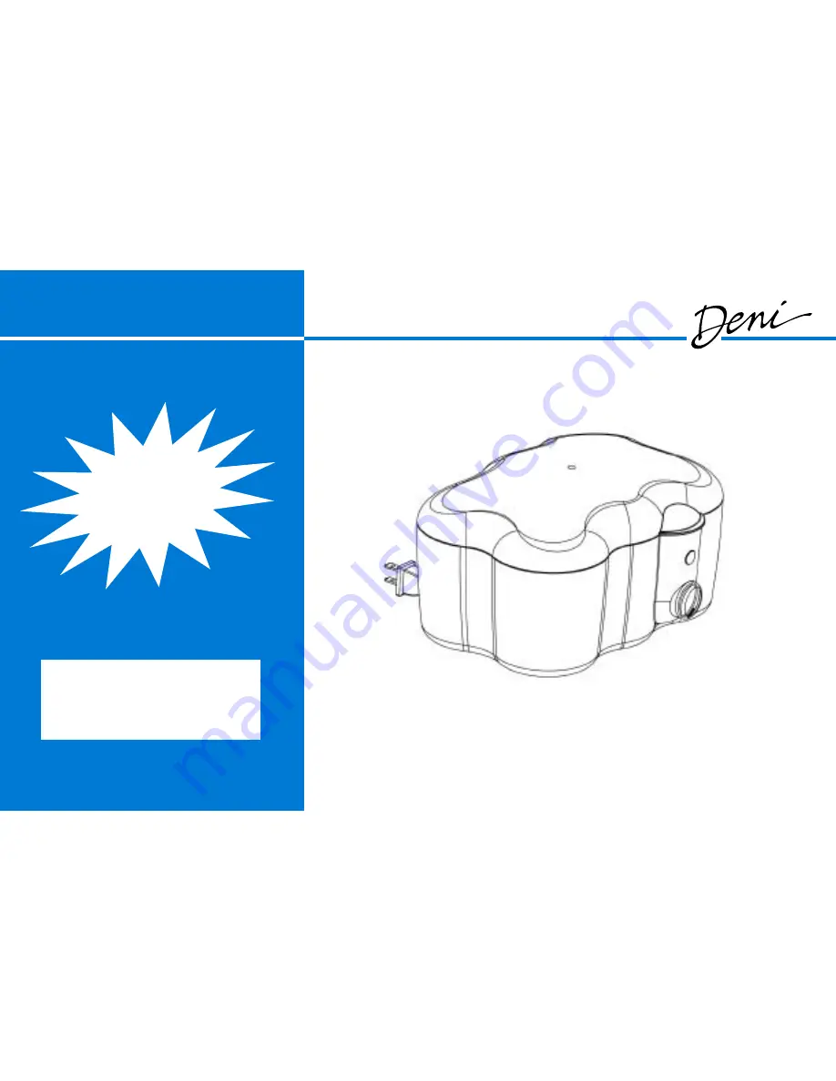 Deni 5600 Use And Care Instructions Manual Download Page 1