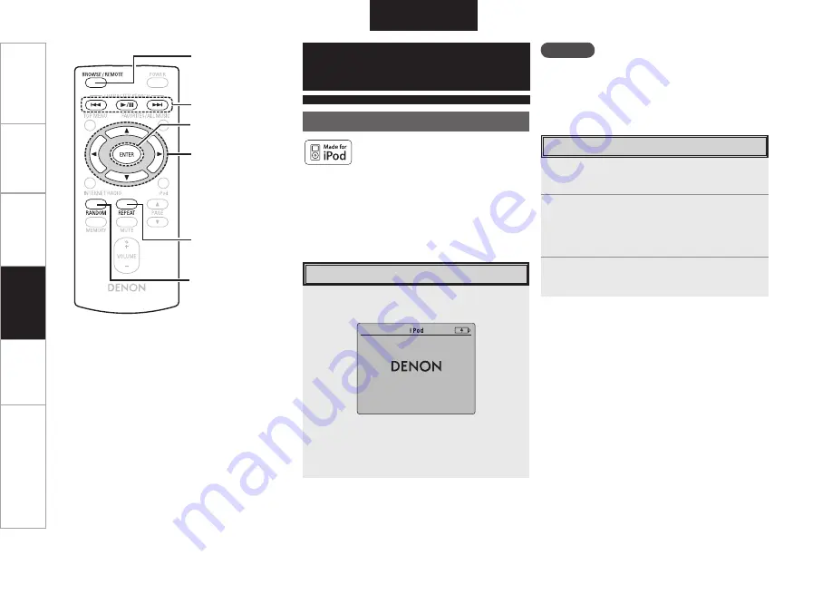 Denon ASD-3W - Digital Player Docking Station (Spanish) Manual De Usuario Download Page 26