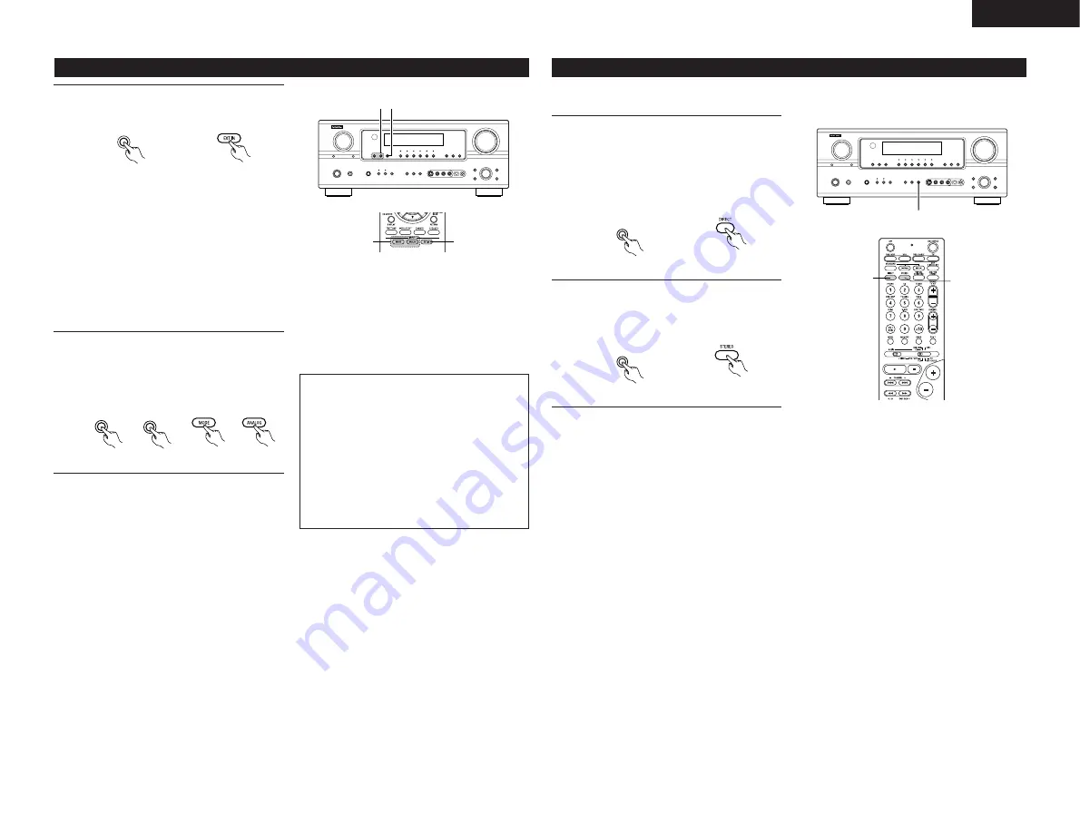 Denon AVR-2105 Скачать руководство пользователя страница 23