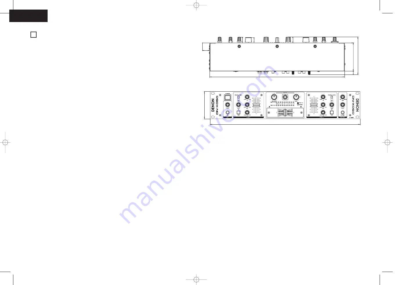 Denon DN-X050 Скачать руководство пользователя страница 8