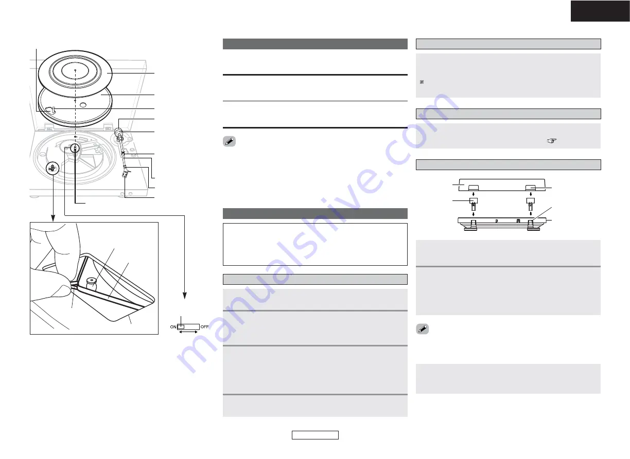 Denon DP-300F Operating Instructions Manual Download Page 5