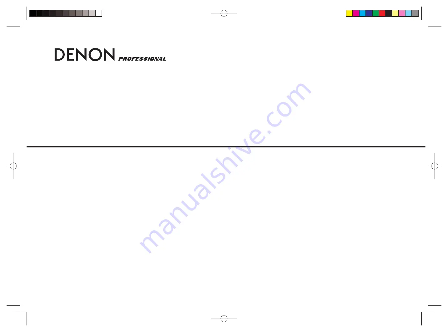 Denon RC-F400S Operating Instructions Manual Download Page 1