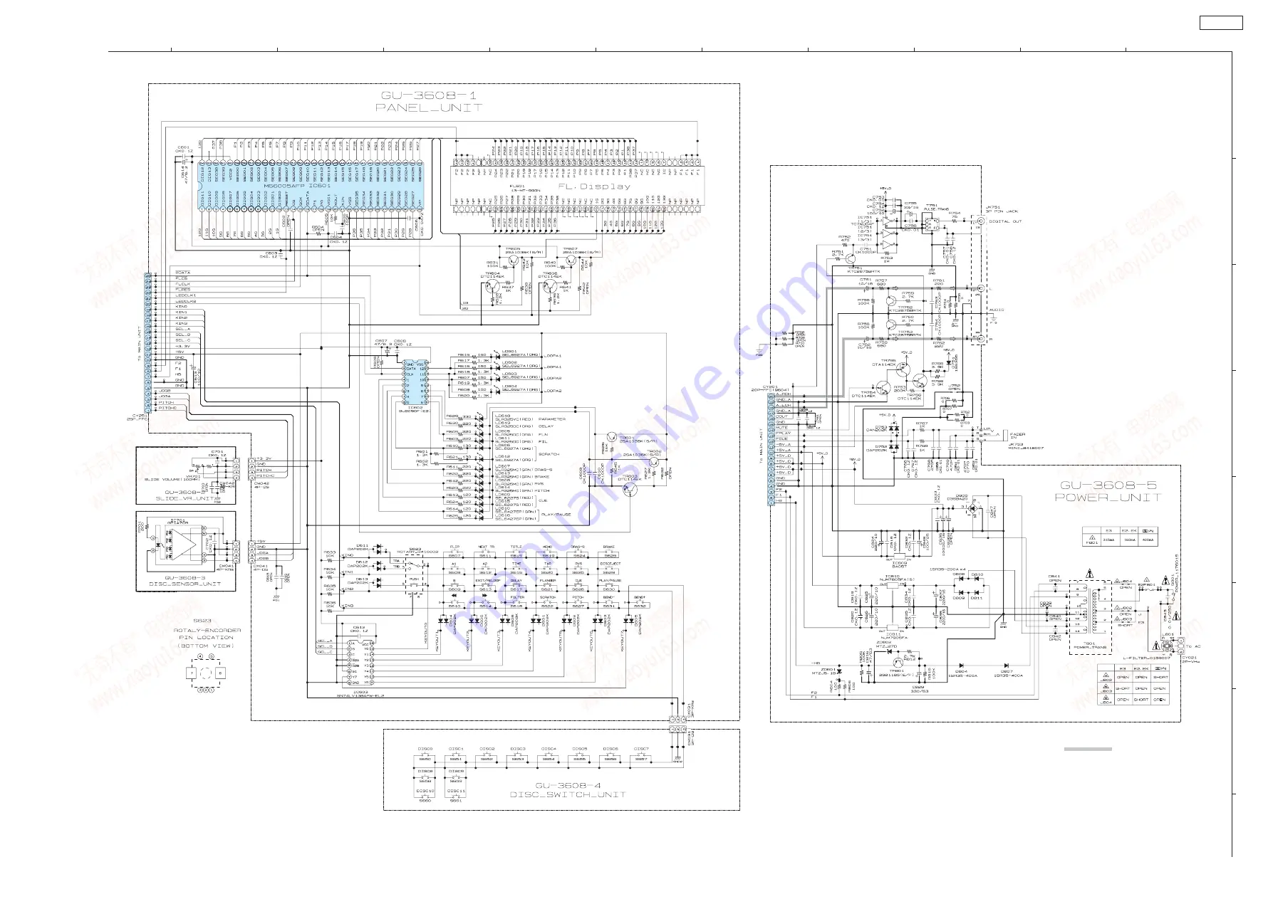 Denon S1000 - DN Scratch DJ Table Top CD Service Manual Download Page 49