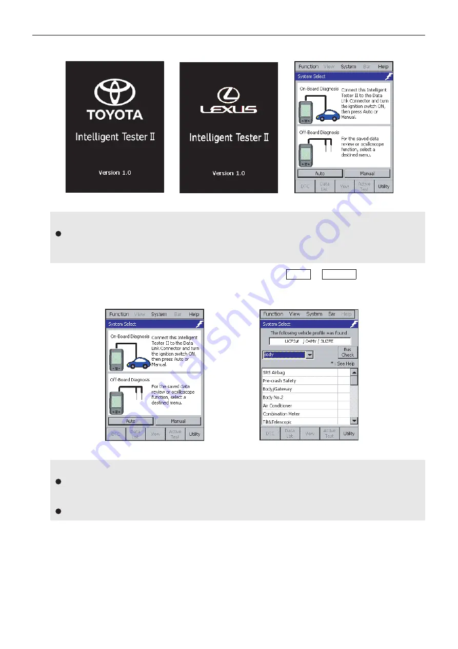 Denso Intelligent Tester II Operator'S Manual Download Page 31