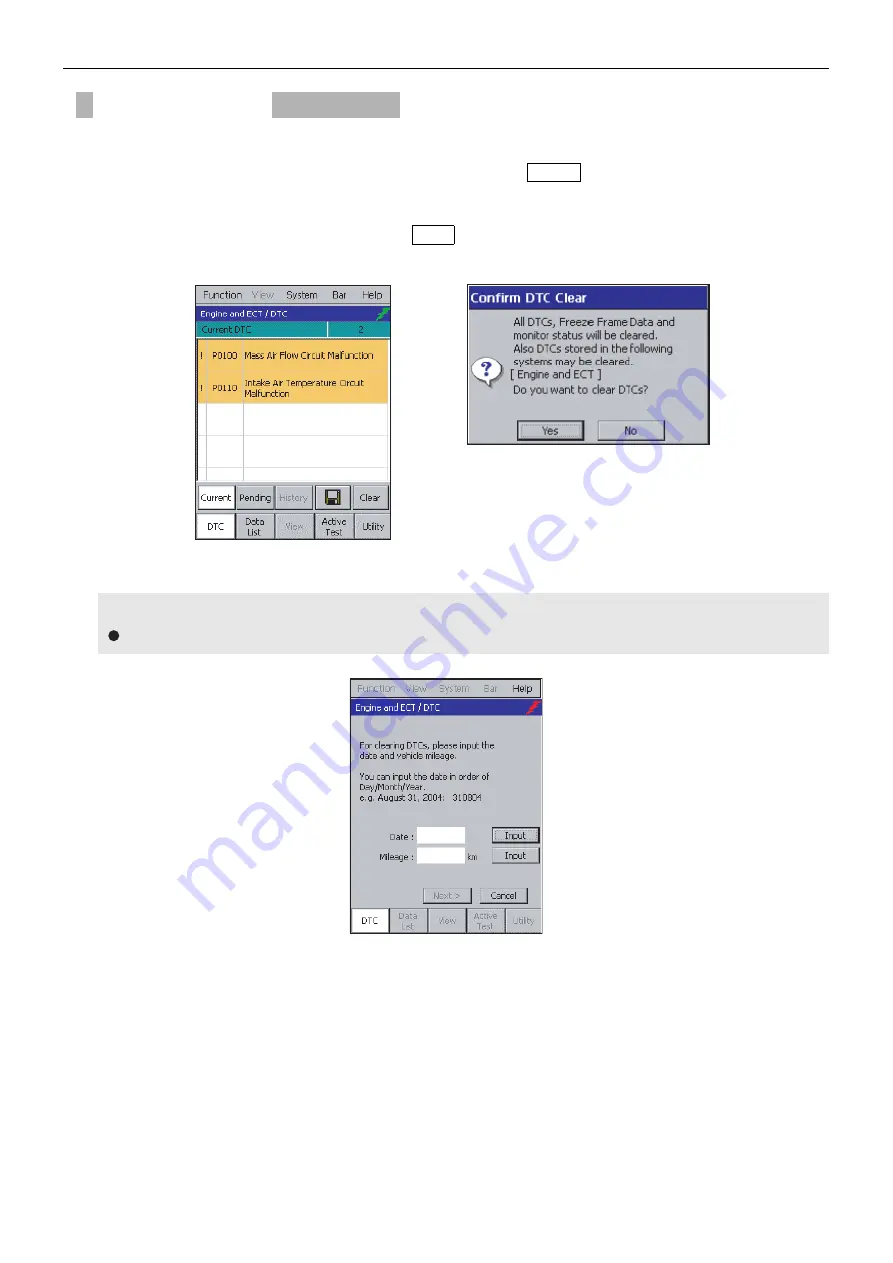 Denso Intelligent Tester II Operator'S Manual Download Page 58