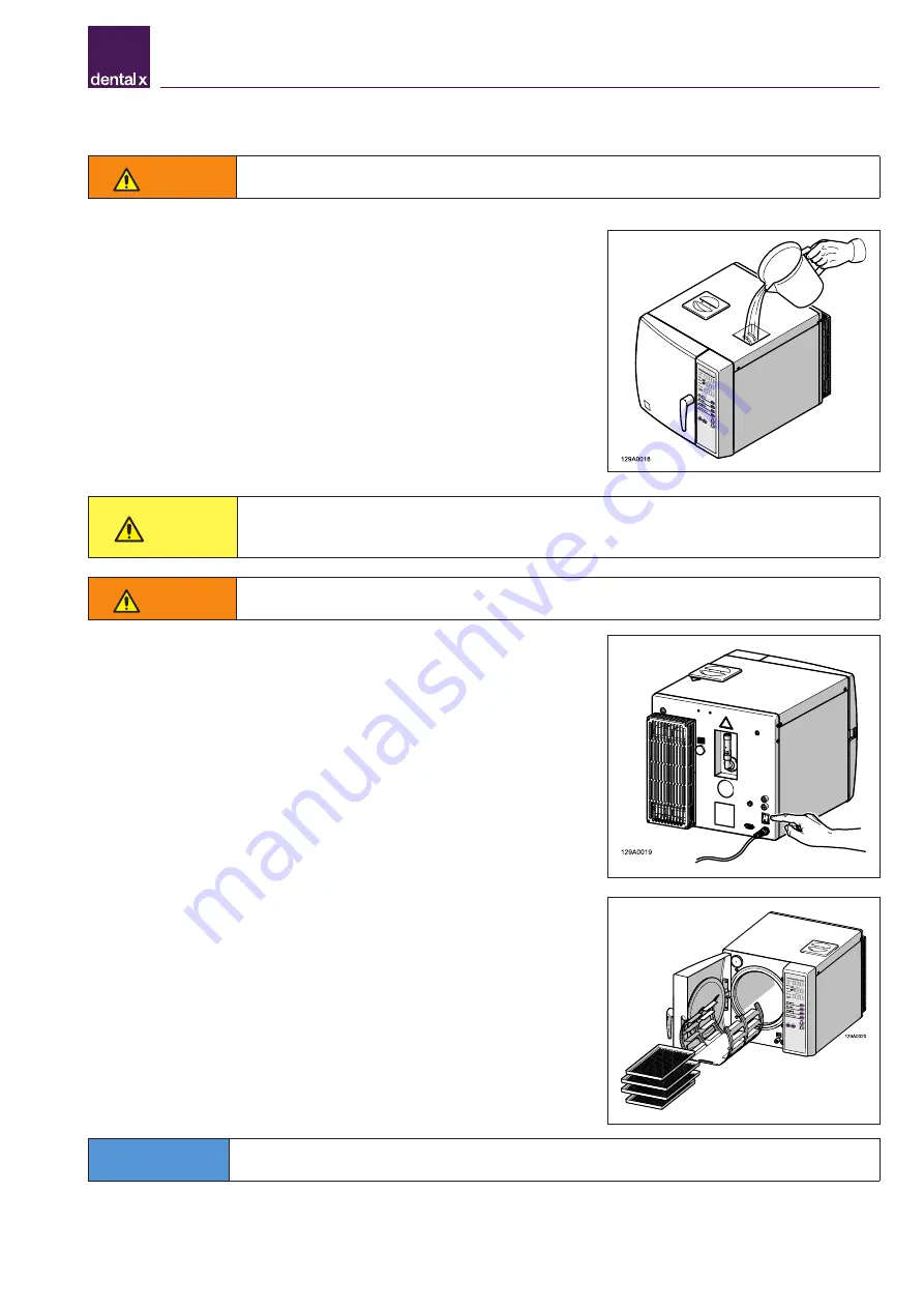 dental X dxp DOMINA PLUS B Operator'S Manual Download Page 23