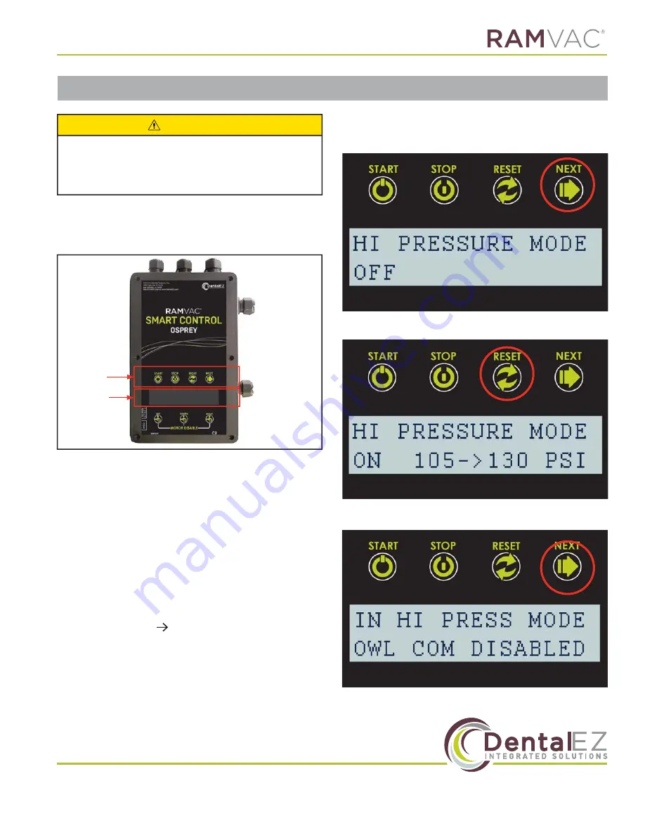 DentalEZ RAM VAC COSP22S User Manual Download Page 26