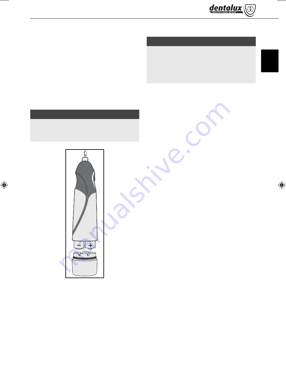 Dentalux 93451 Operating Instructions Manual Download Page 14