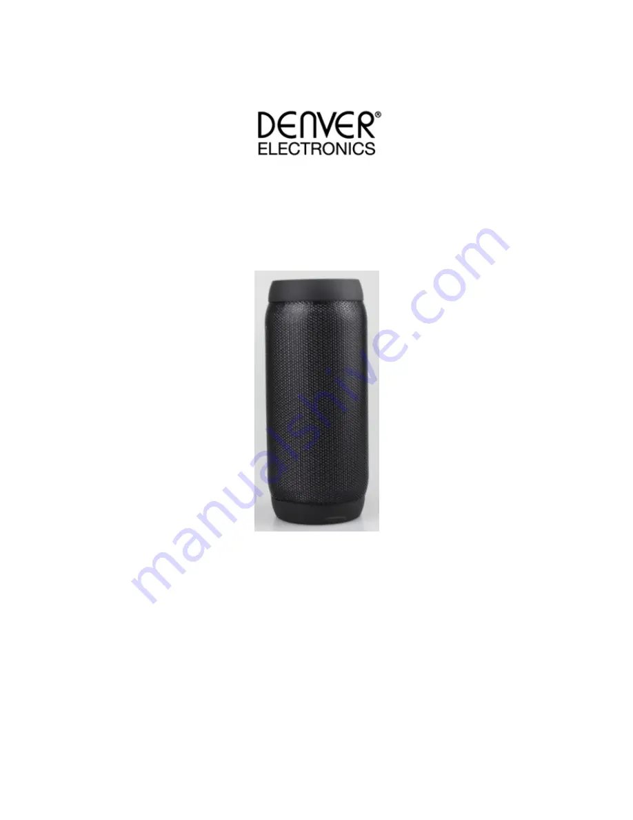 Denver BTL-60 Instruction Manual Download Page 1