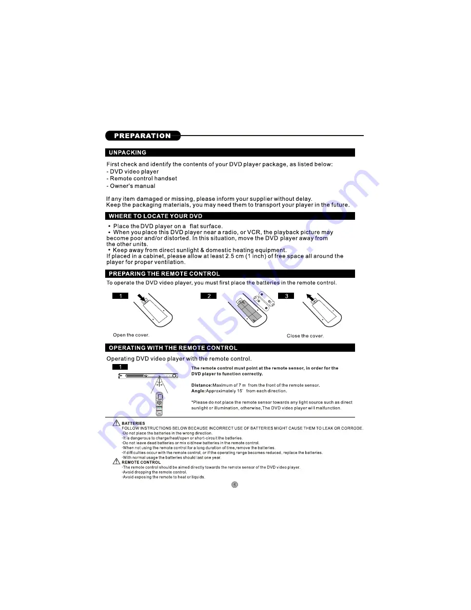 Denver DRS-1218 User Manual Download Page 7