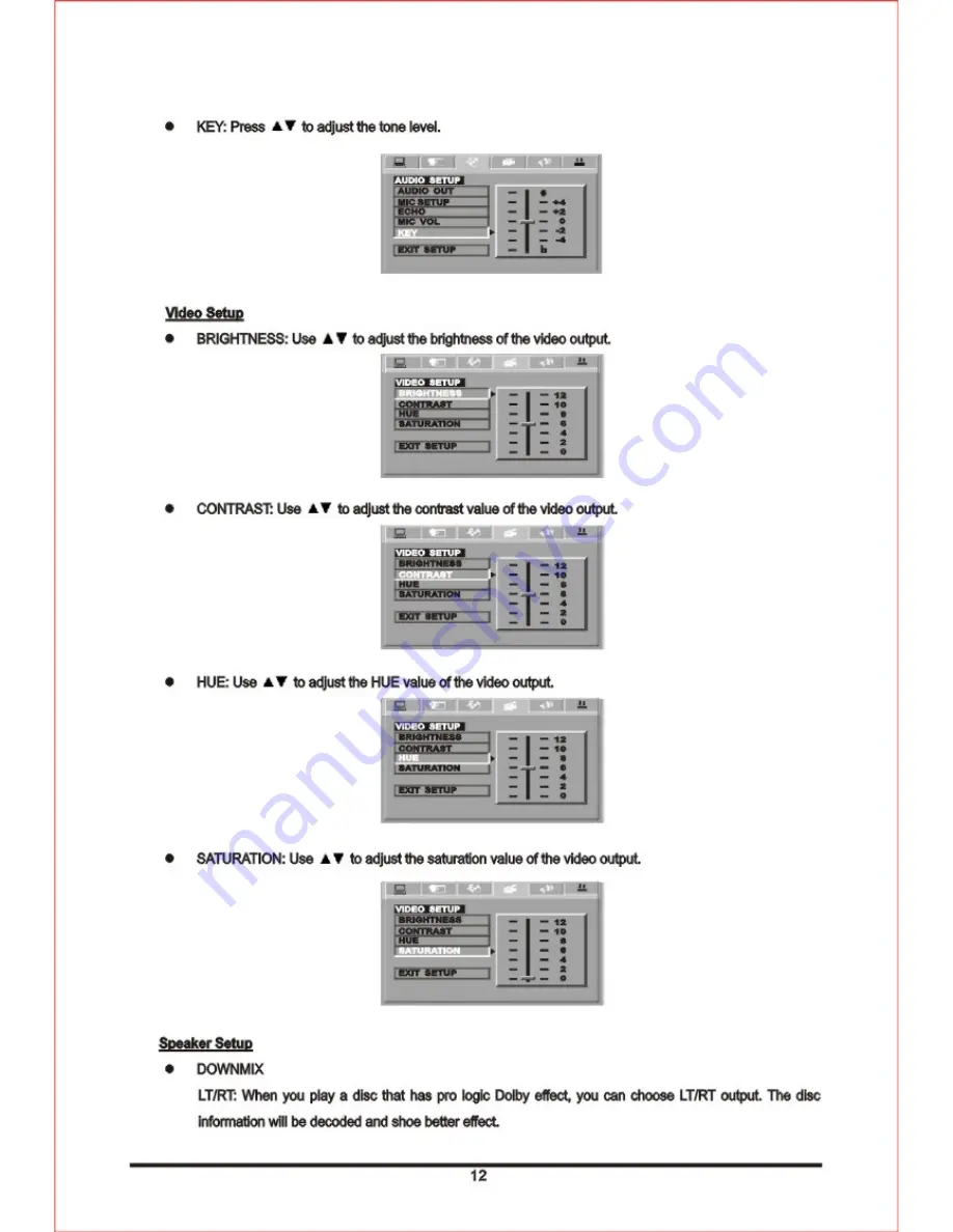 Denver DVD-922 Operating Instruction Download Page 13