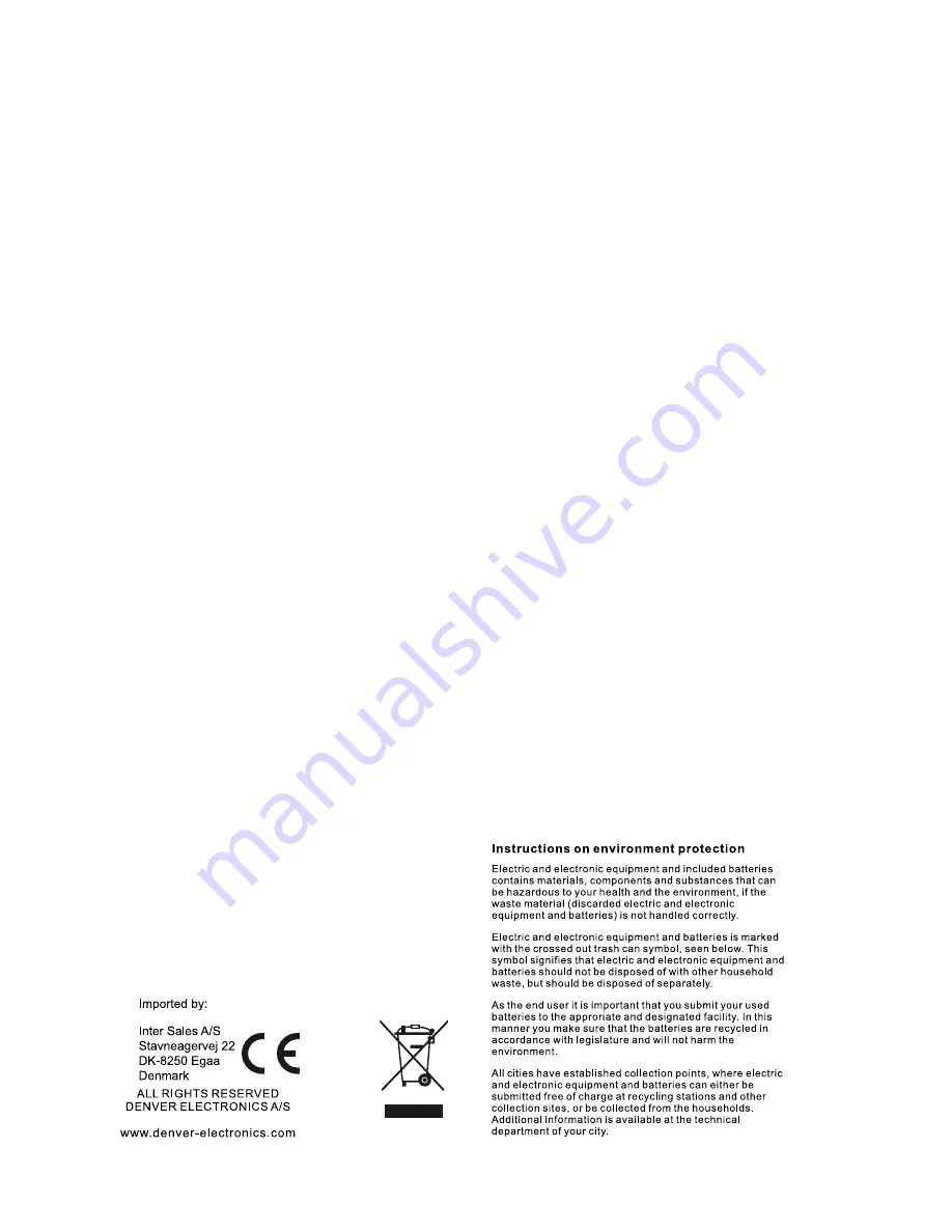 Denver DVH-7781 MK2 Instruction Manual Download Page 12