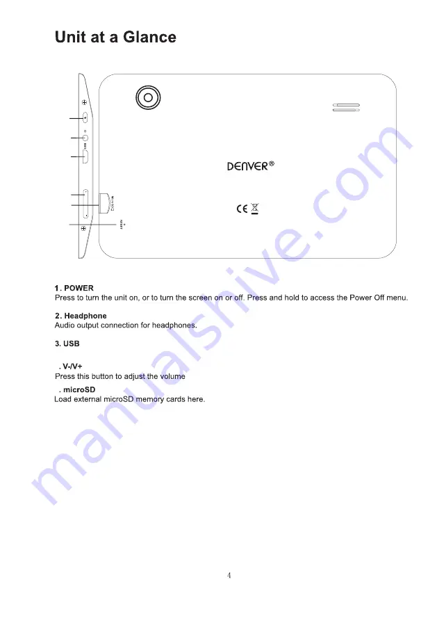 Denver TAQ-70312 User Manual Download Page 4