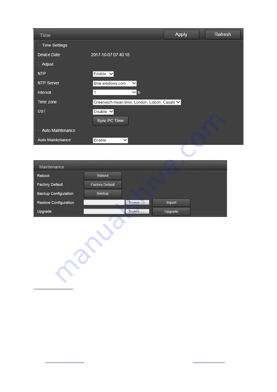 Dericam B A Series User Manual Download Page 51