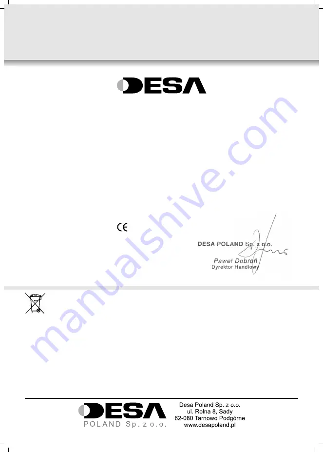 Desa AC 12 EHP Instruction Manual Download Page 112