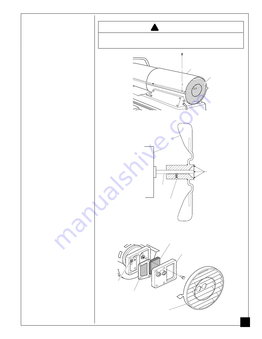 Desa PORTABLE FORCED AIR HEATER Owner'S Manual Download Page 11