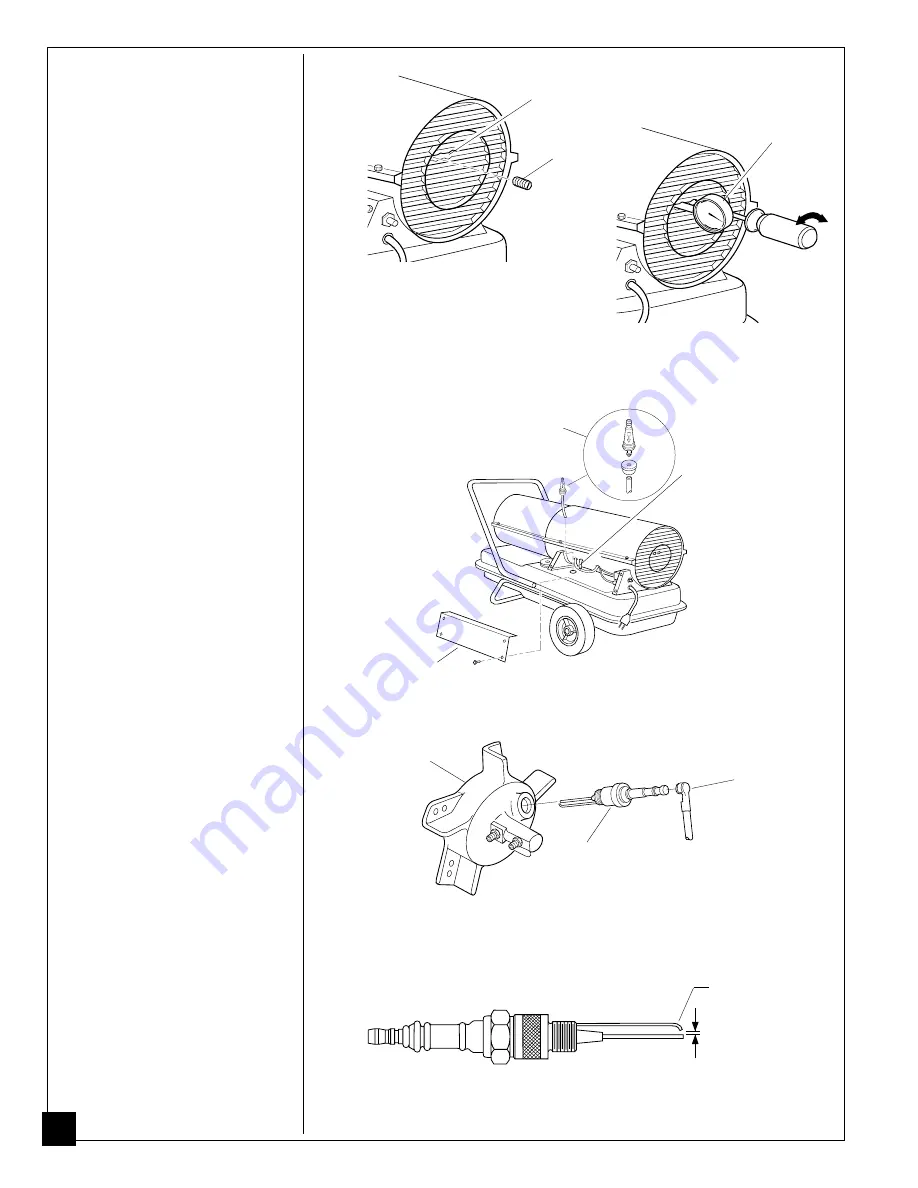 Desa PORTABLE FORCED AIR HEATER Owner'S Manual Download Page 12