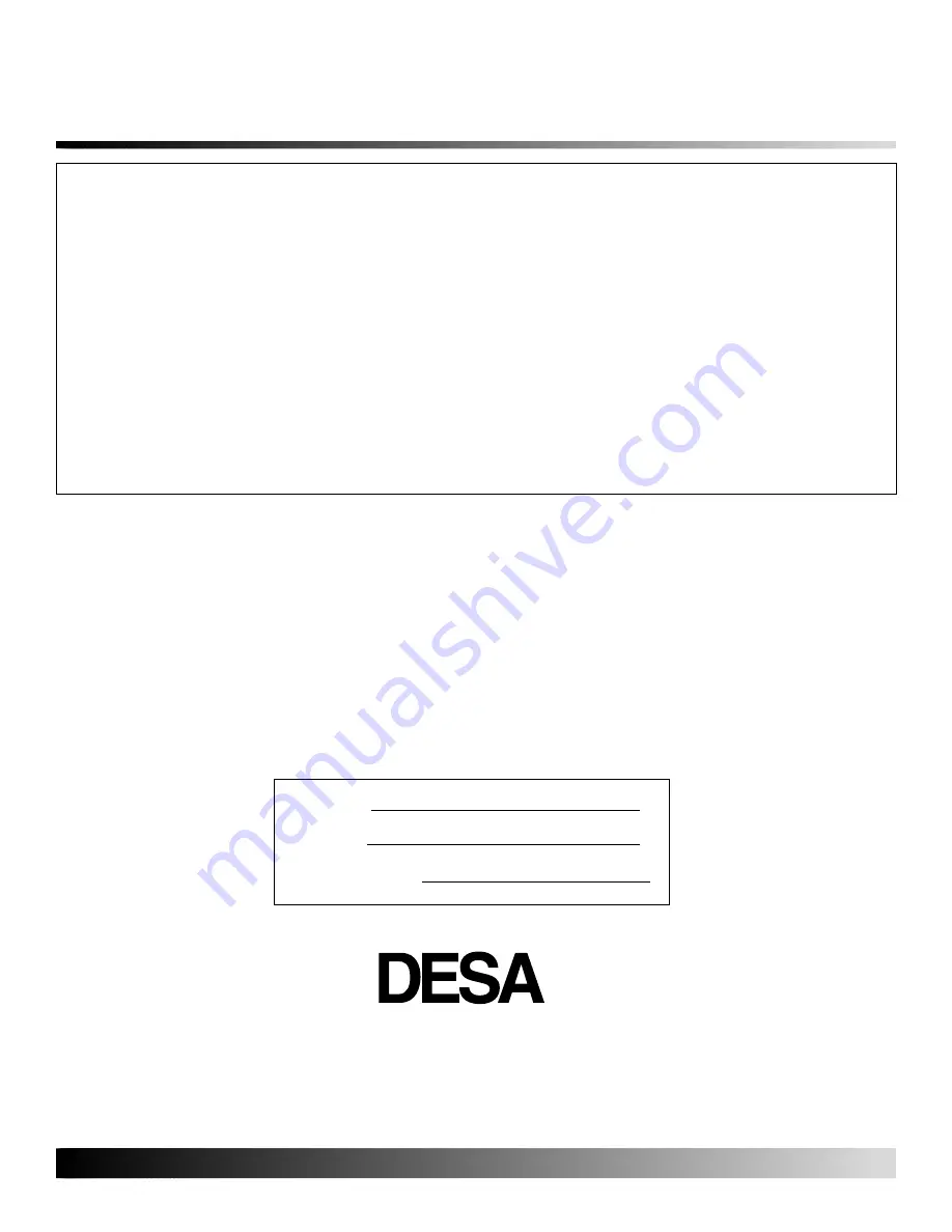 Desa RC115T Owner'S Manual Download Page 22