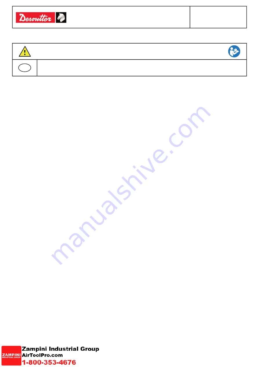 Desoutter 2051477894 User Manual Download Page 2