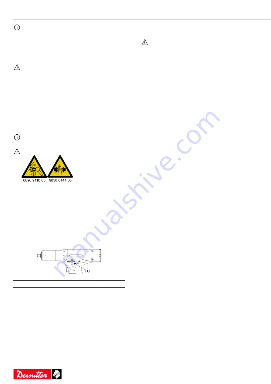 Desoutter 6151661980 Safety Information Manual Download Page 110